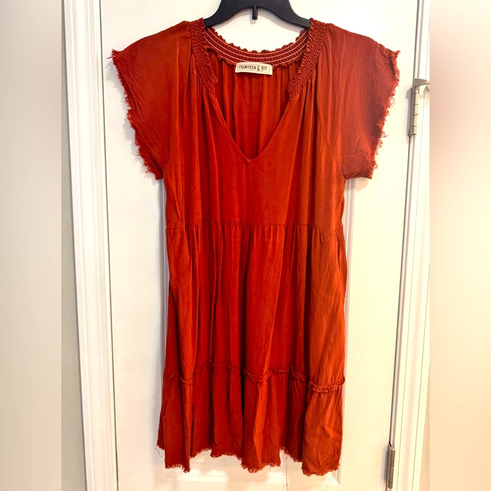 Fourteen&9 Rust color SS dress